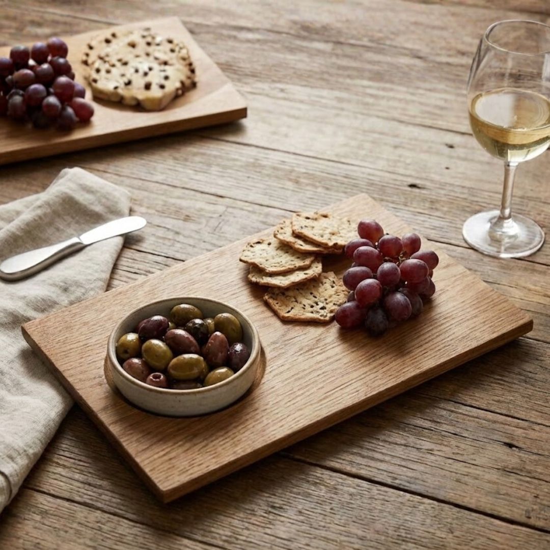 Single Cavity Platter: Rustic Dining Essential